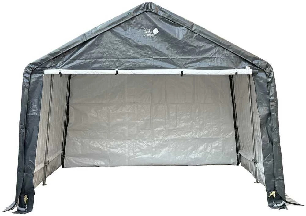 Saska Garden Sodo paviljonas su pilku garažu 3,5x3,5m