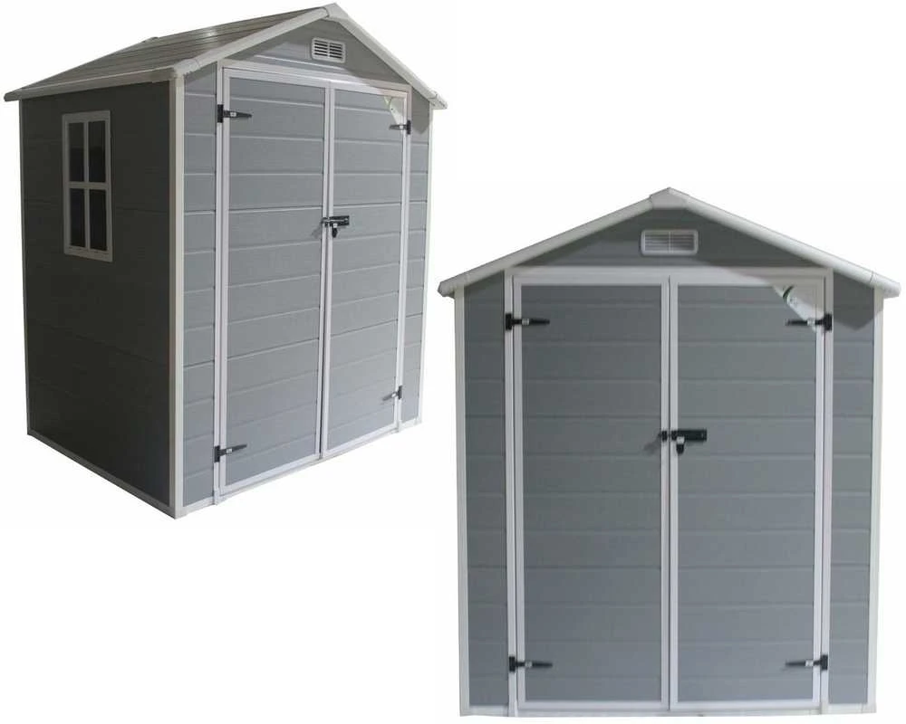 Saska Garden Sodo PVC įrankių sandėliukas 181x135x210 cm