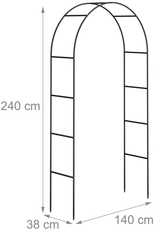 Relaxdays Sodo rožių arka 240 cm