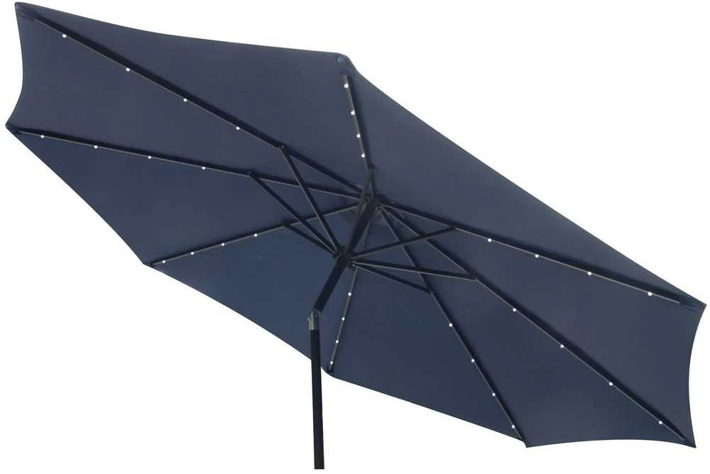 Saska Garden Sodo skėtis su LED apšvietimu 300cm mėlynas