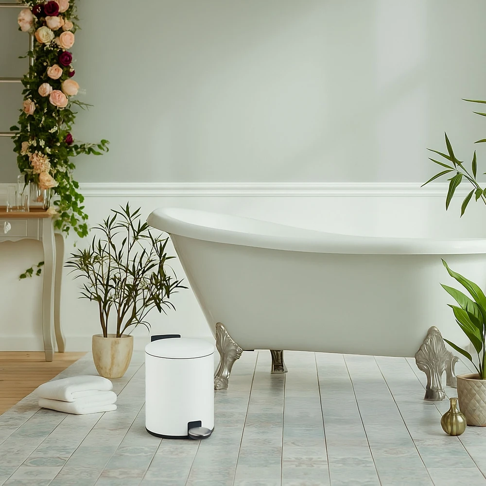 Relaxdays Softclose 3 l kosmetikos šiukšliadėžė