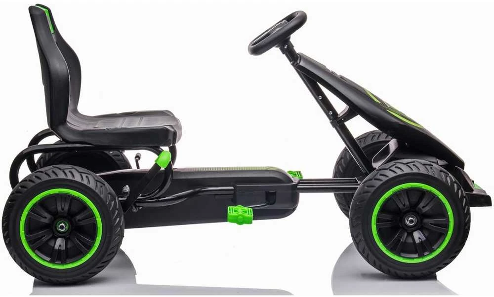 Enero Toys Sportinis gokartas vaikams G18, juodas-žalias
