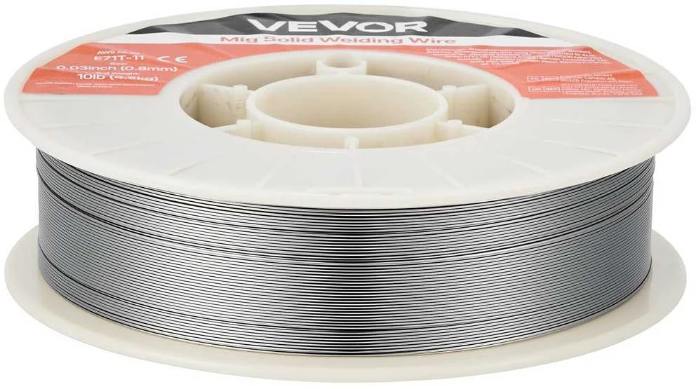 VEVOR Srautų šerdies MIG suvirinimo viela, E71T-11 0.8mm 4.5kg