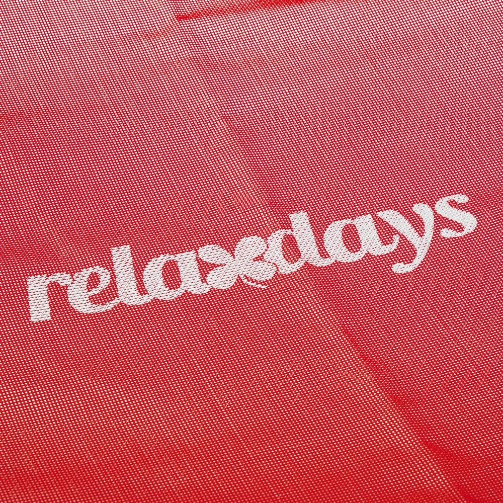 Relaxdays Stačiakampės formos lizdinės sūpynės raudonos spalvos