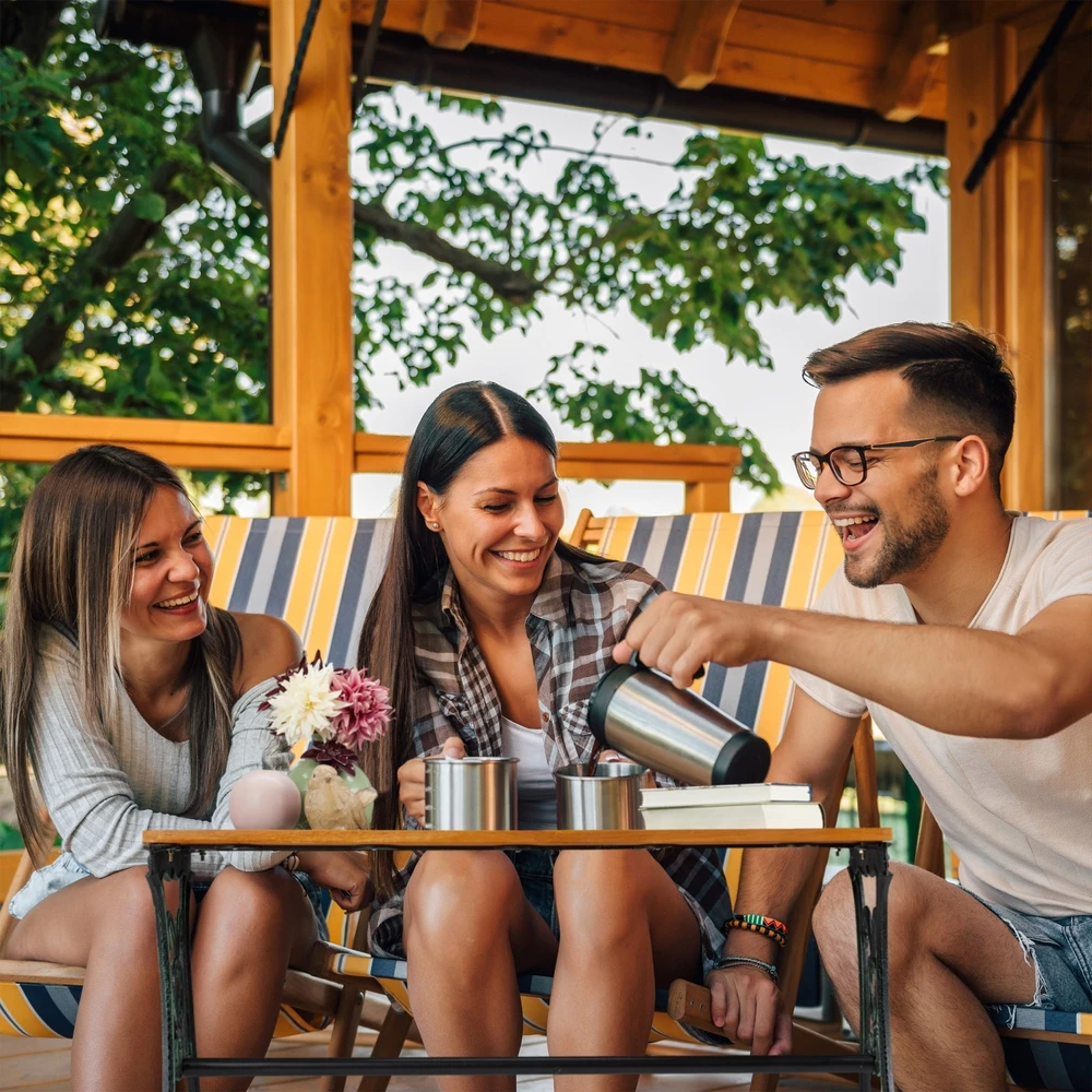 Relaxdays Stačiakampis sodo stalas