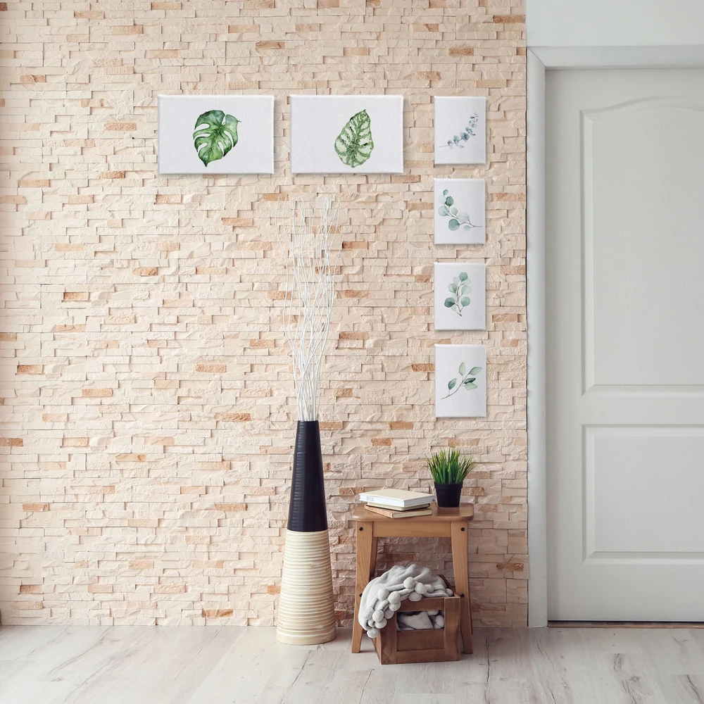 Relaxdays Stačiakampių drobių rinkinys iš 12 vnt.
