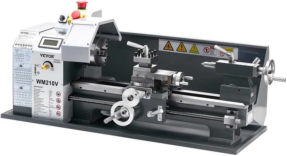 VEVOR Staklinė metalo tekinimo staklė 550W