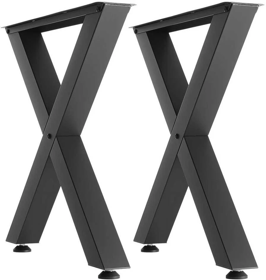 VEVOR Stalo kojos, 750 x 760 mm, plieninės, juodos