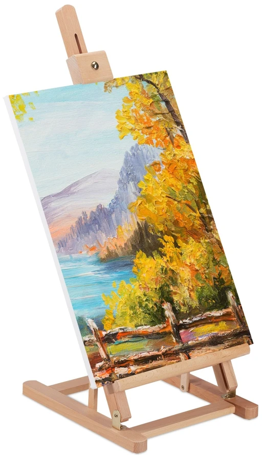 Relaxdays Stalo molbertas iš buko medienos