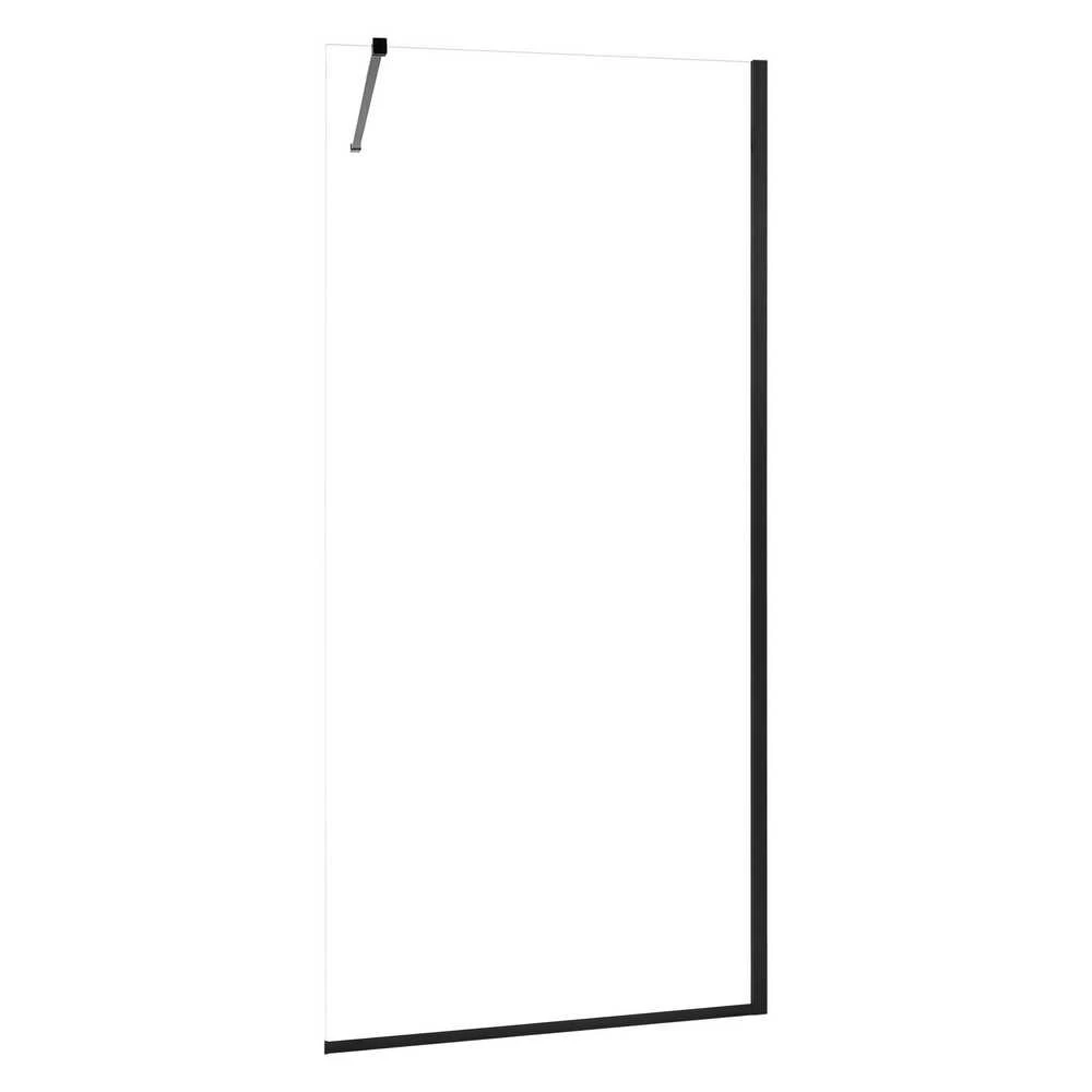 VEVOR Stiklinė dušo sienelė 864 x 1870 mm juoda
