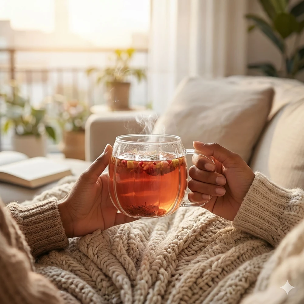Relaxdays Stiklinės su rankenėle, 6 vnt. rinkinys