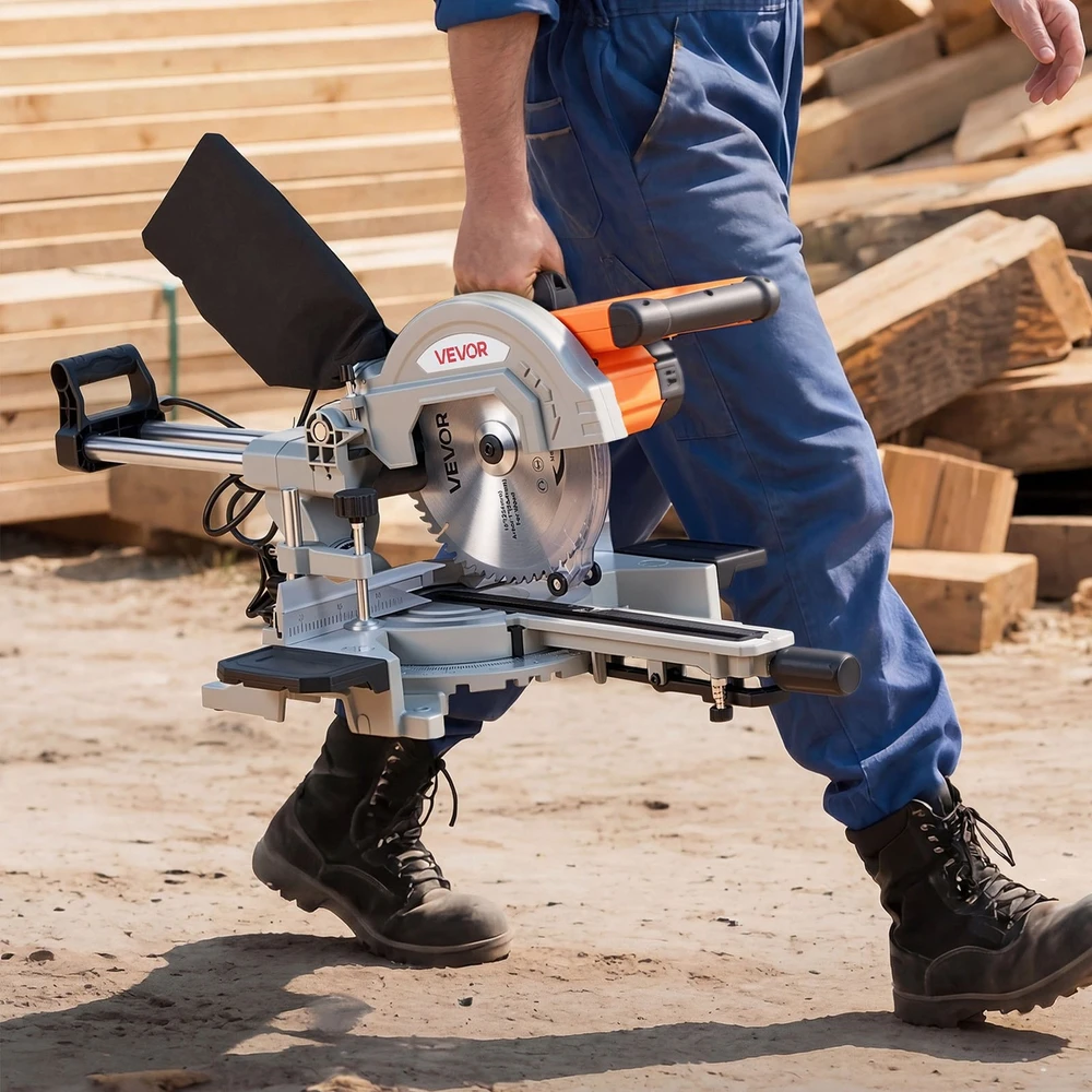 VEVOR Stumdomas kombinuotas kampinis pjūklas 254 mm