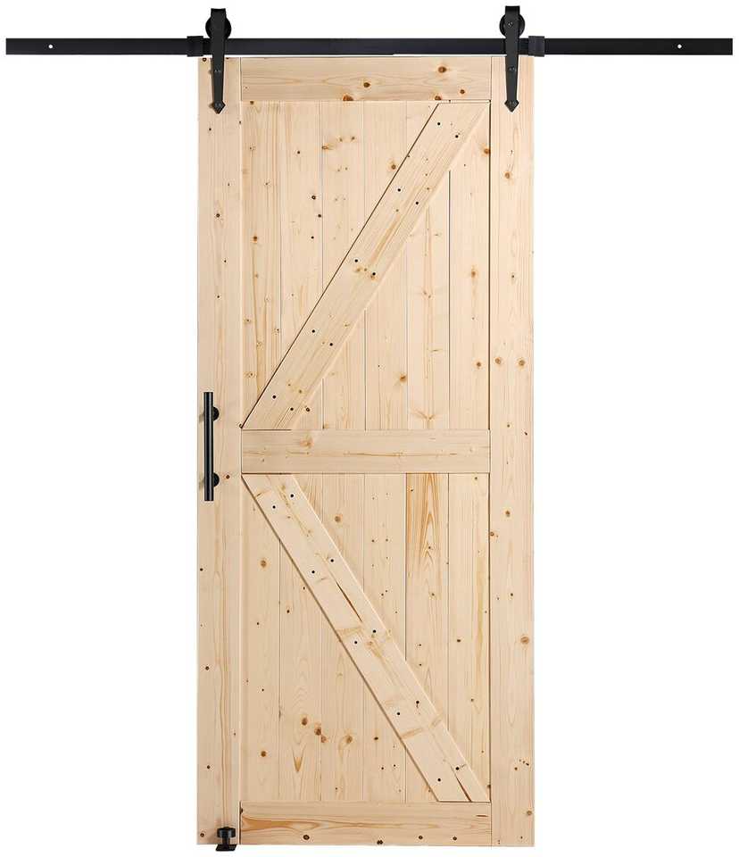 VEVOR Stumdomų durų komplektas 91 cm x 213 cm