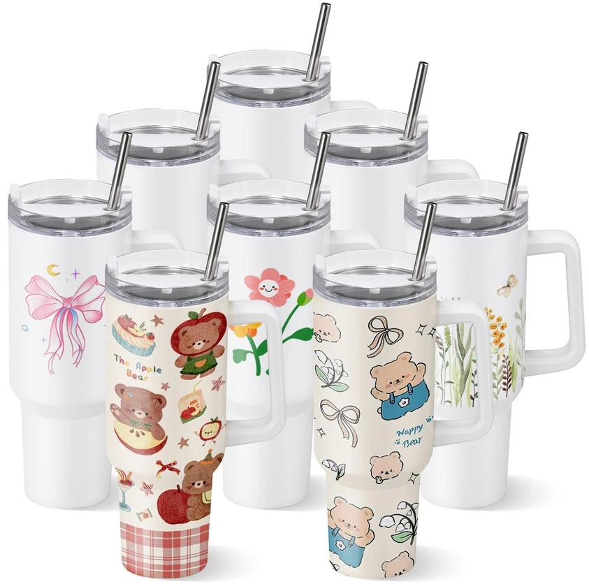 VEVOR Sublimaciniai termo puodeliai, 8 vnt., 1183 ml