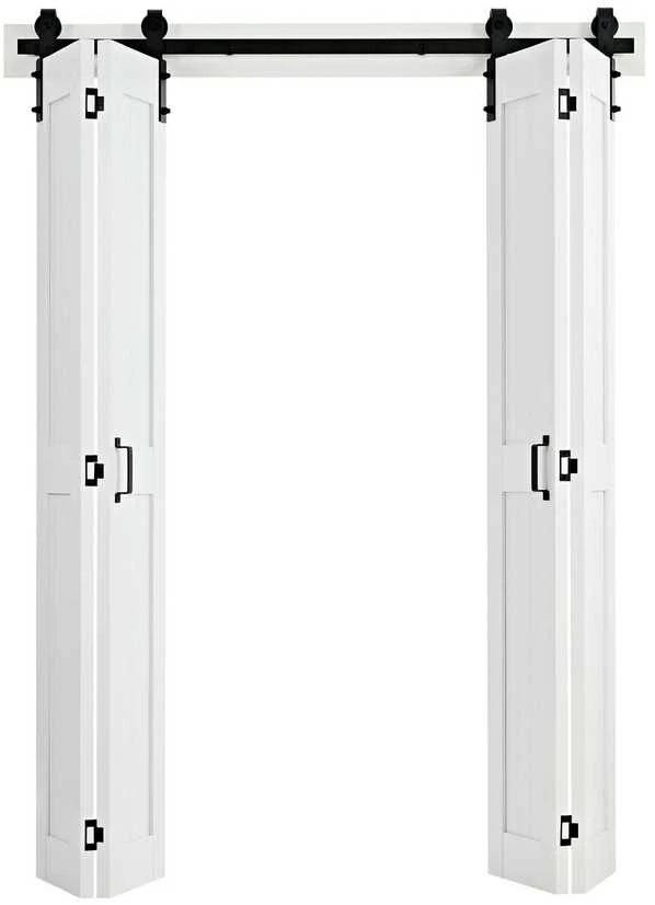 VEVOR Sudedamas MDF durys, 1524 x 2134 mm Baltos