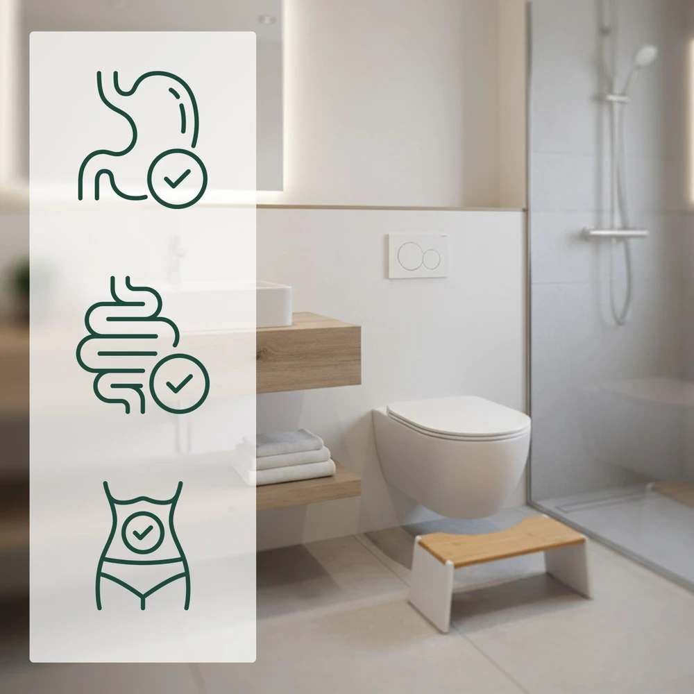 Relaxdays Sulankstoma bambukinė tualeto kėdutė