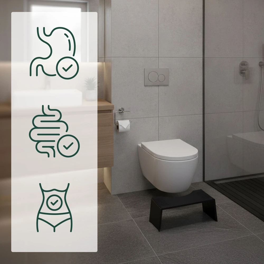 Relaxdays Sulankstoma bambukinė tualeto pakylėlė