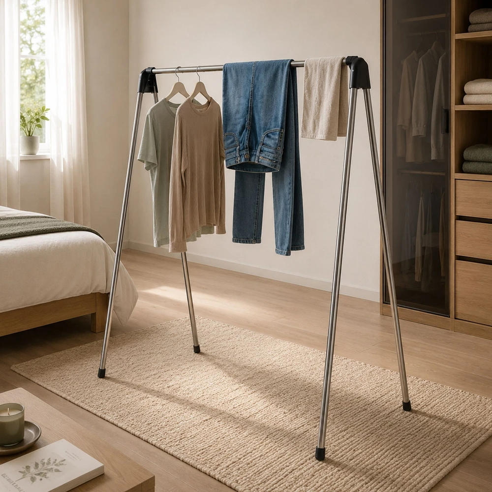 Relaxdays Sulankstoma nerūdijančio plieno džiovyklė