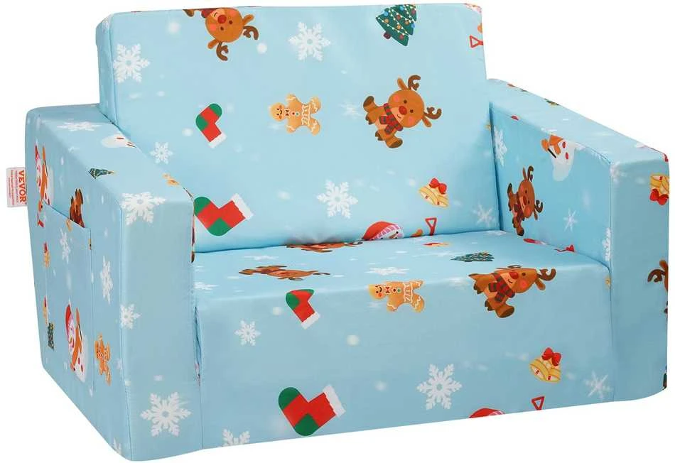 VEVOR Sulankstoma vaikiška sofa-lova 2-in-1