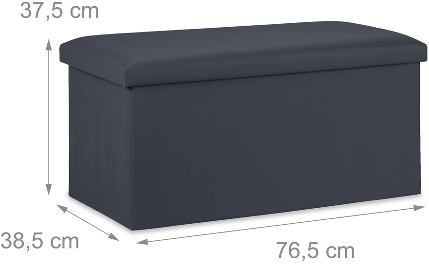Relaxdays Sulankstomas daiktadėžės suolas
