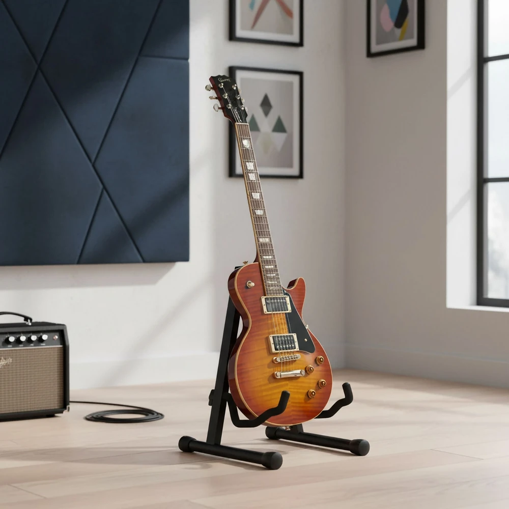 Relaxdays Sulankstomas gitaros stovas