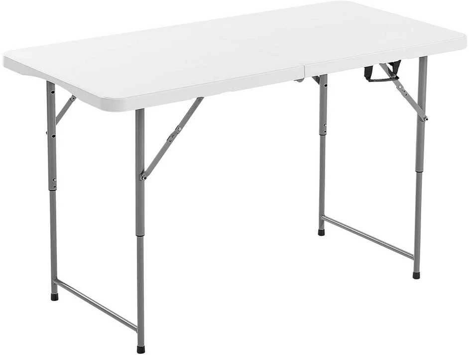 VEVOR Sulankstomas plastikinis stalas 122cm vidaus ir lauko naudojimui