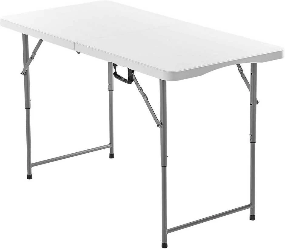 VEVOR Sulankstomas plastikinis stalas 122cm vidaus ir lauko naudojimui