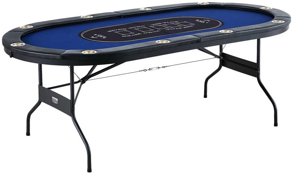 VEVOR Sulankstomas pokerio stalas 10 žaidėjams