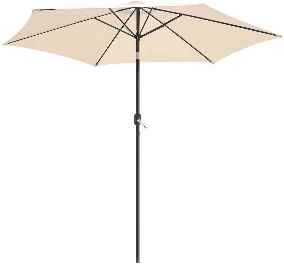 Saska Garden Sulankstomas sodo skėtis 300 cm bežinis