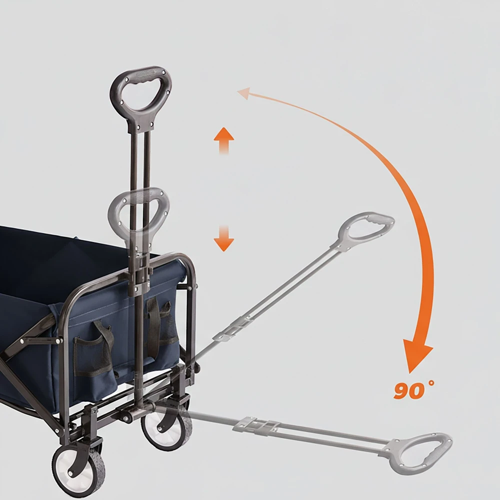 Relaxdays Sulankstomas vežimėlis