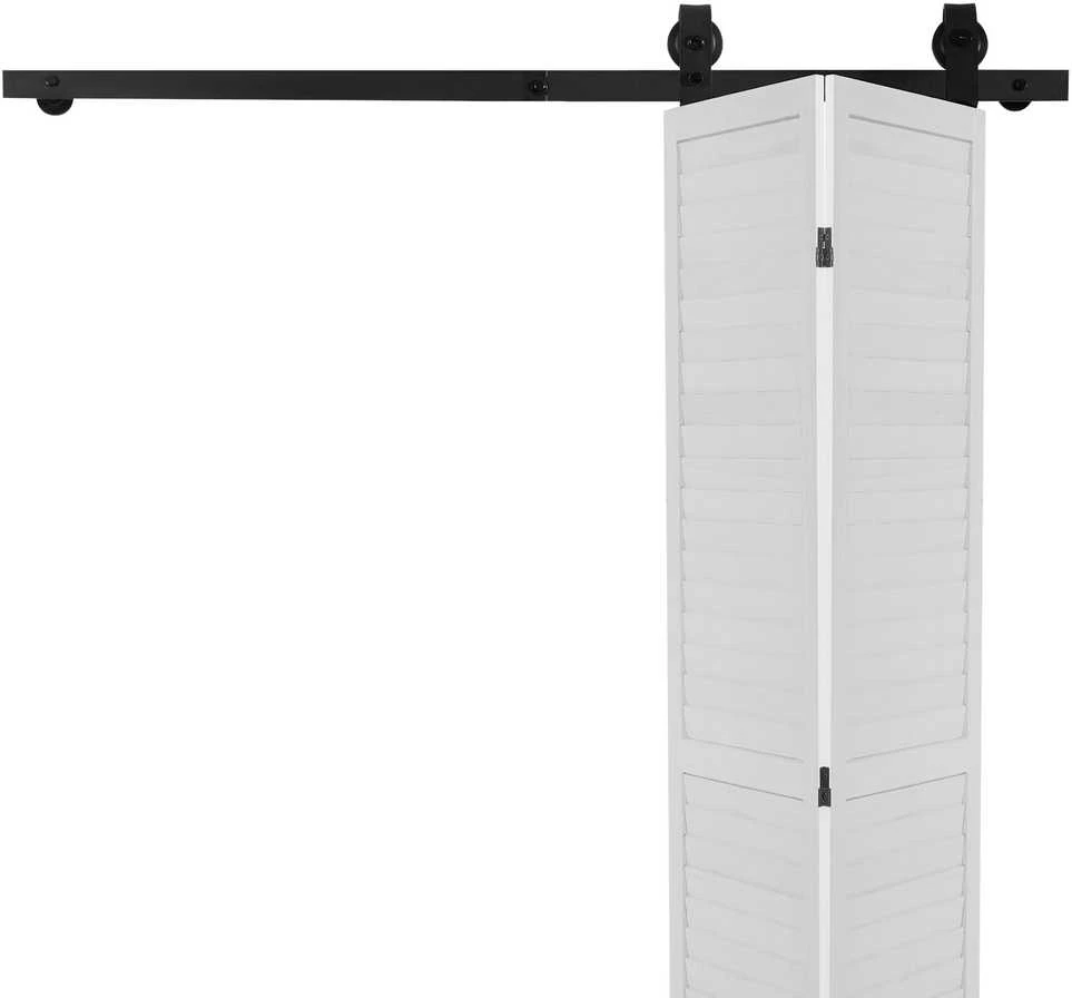 VEVOR Sulankstomo stumdomo durų bėgelio rinkinys 132 cm