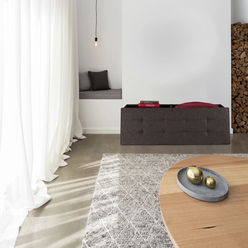 Relaxdays Suoliukas su daiktadėže ir pertvara