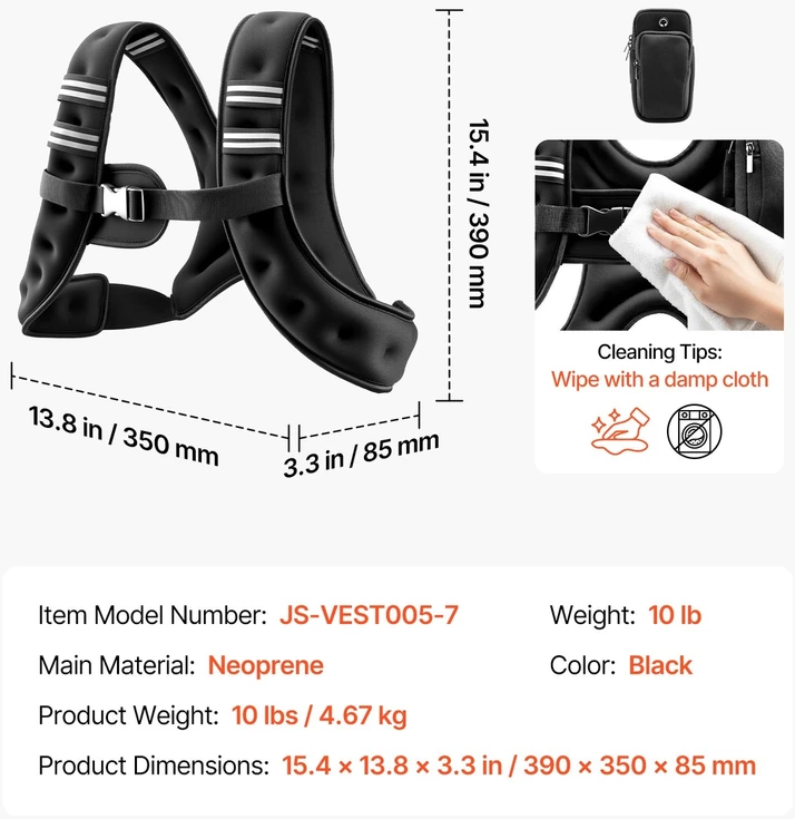 Sverianti liemenė 4,7kg treniruotėms