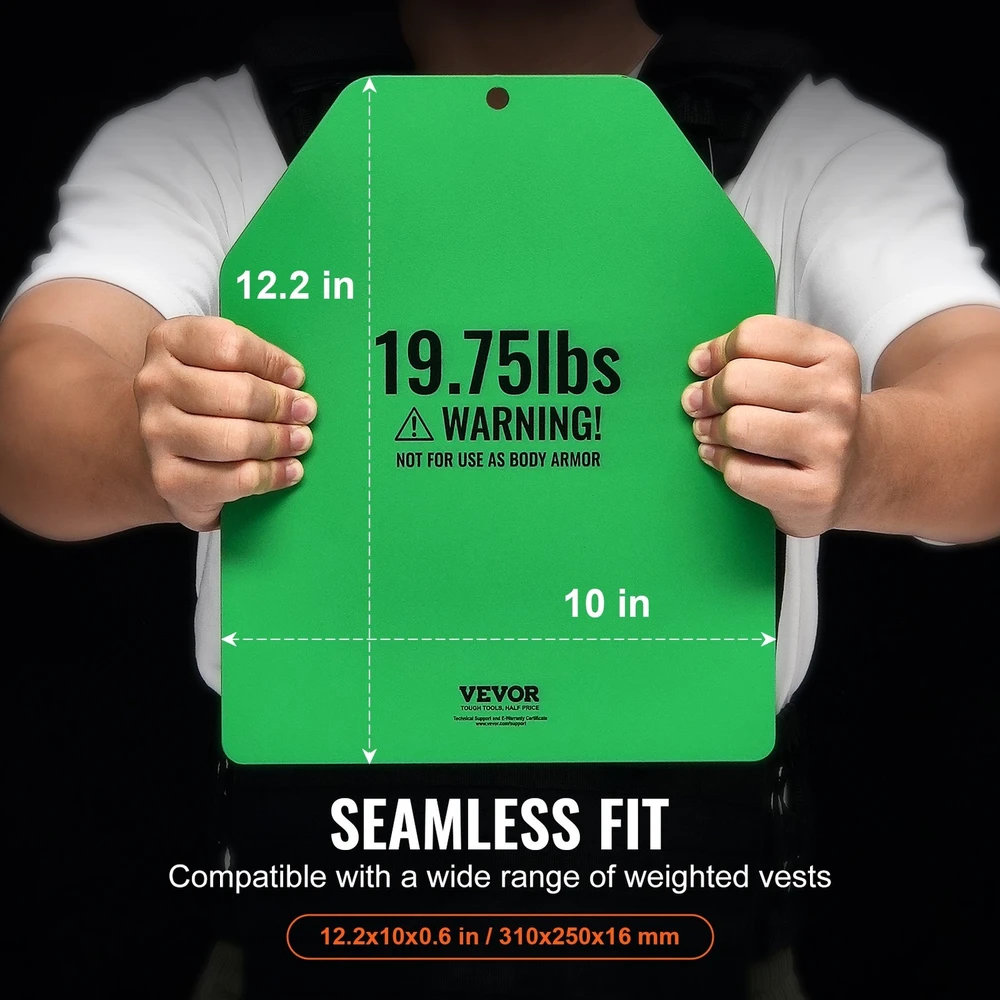 VEVOR Svorinės liemenės plokštės 8,9kg pora