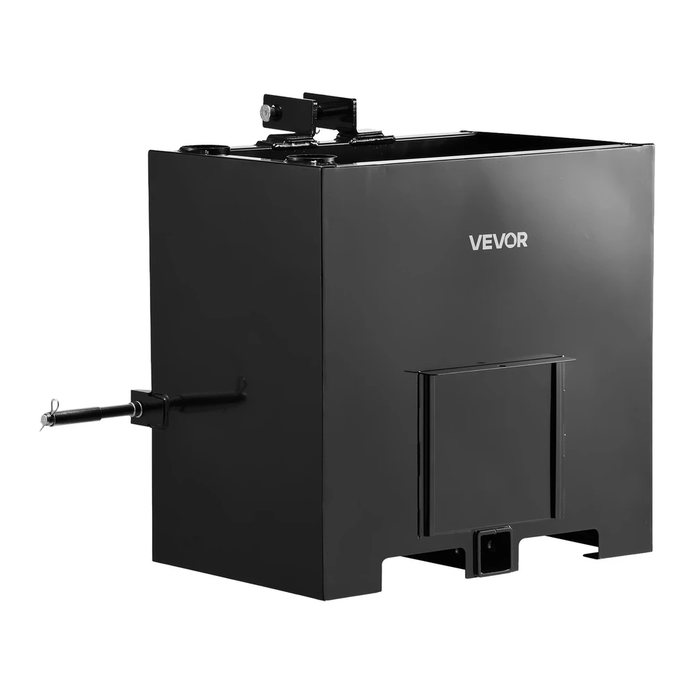 Vevor Svorio dėžė traktoriams, 363 kg talpa, juoda