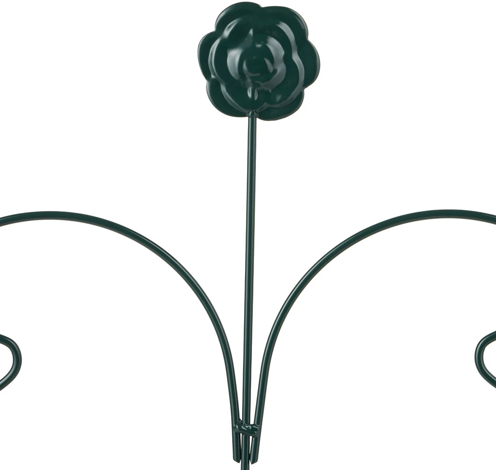 Relaxdays Tamsiai žalių grotelių rinkinys iš 2 vnt. 220 cm