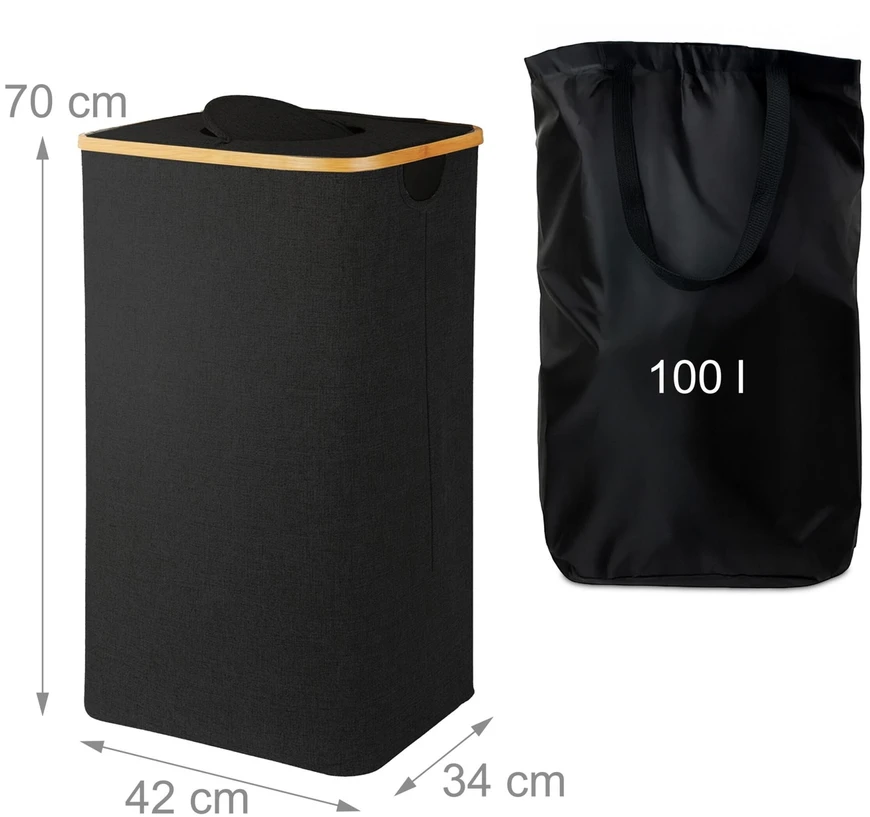 Relaxdays Taros butelių surinktuvas 100 l
