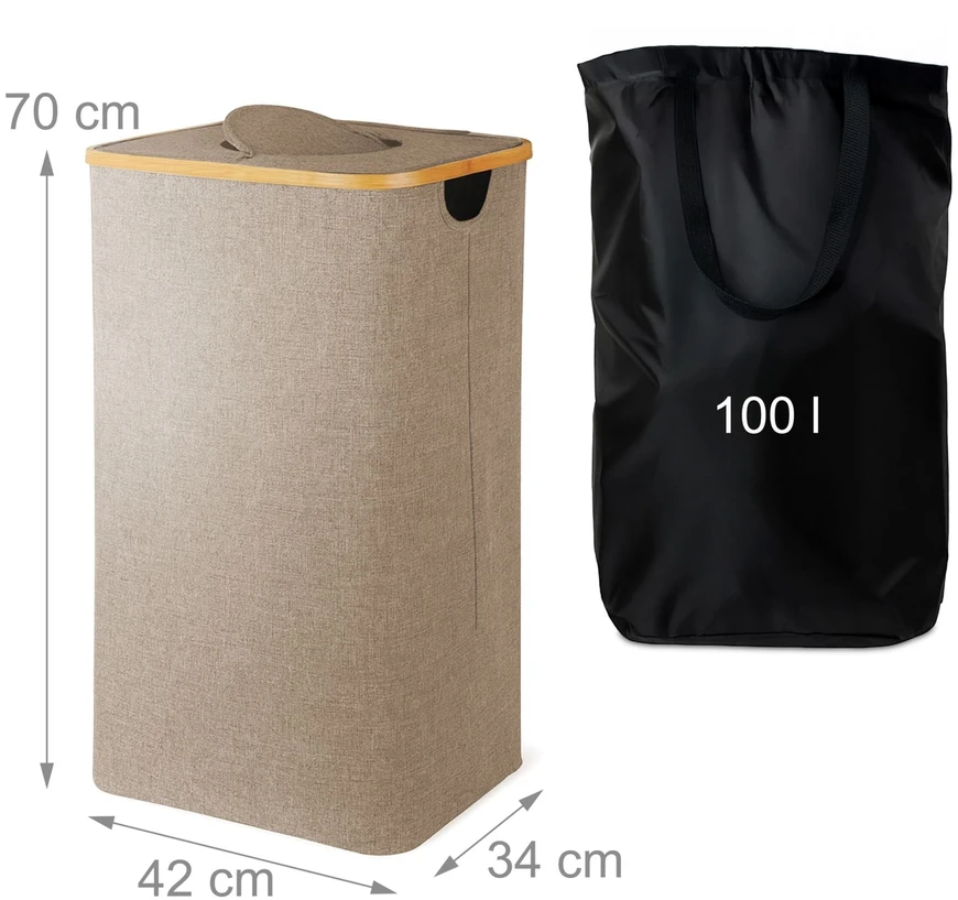 Relaxdays Taros butelių surinktuvas 100L