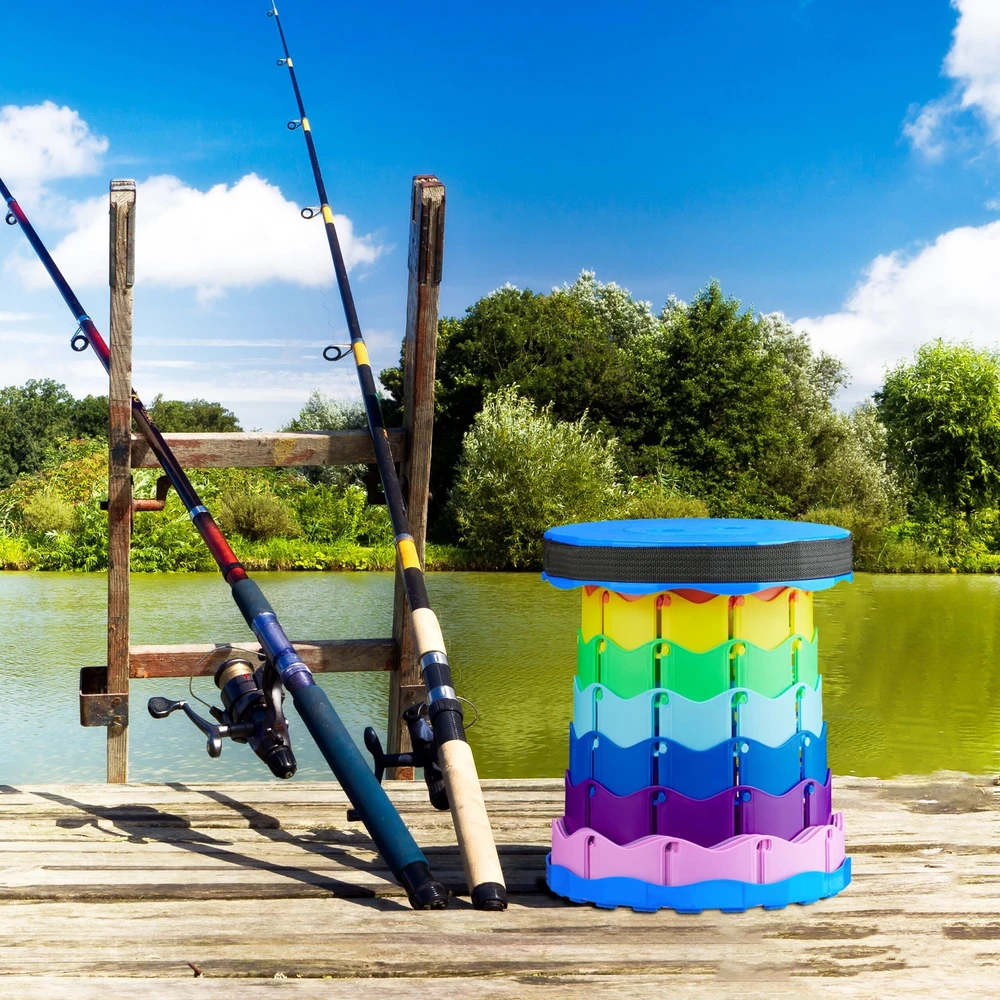 Relaxdays Teleskopinė stovyklavimo kėdutė