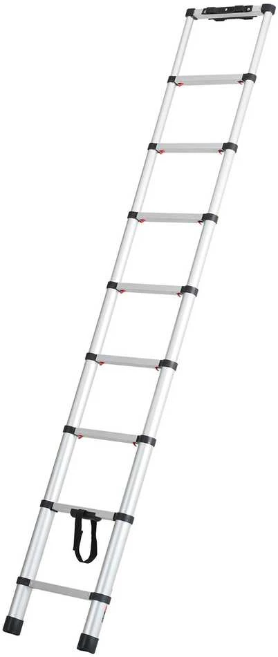 VEVOR Teleskopinės kopėčios 8,5 ft su vieno mygtuko įtraukimu