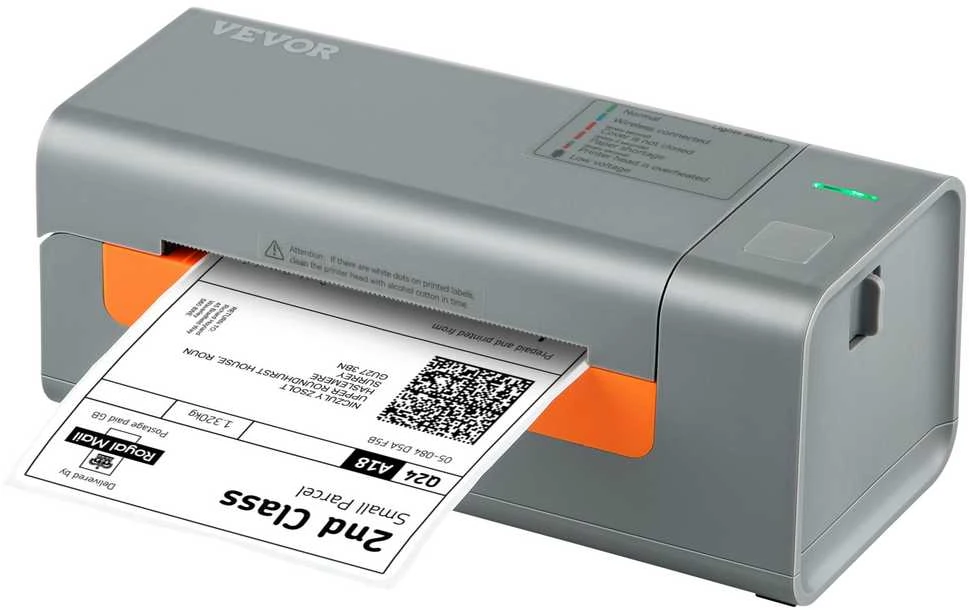 VEVOR Terminis etikečių spausdintuvas 4x6 siuntiniams