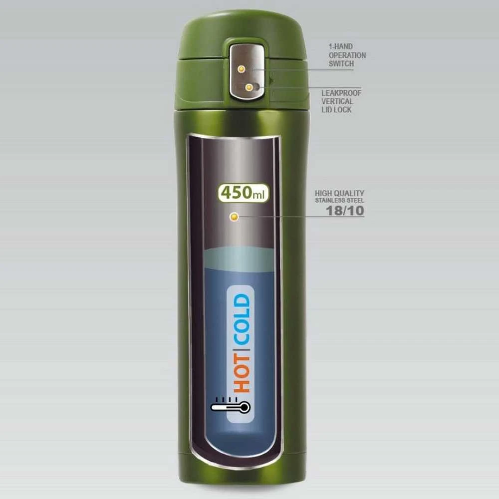 Termopuodelis MAESTRO MR-1641-45-Baltas (0,45L), baltas