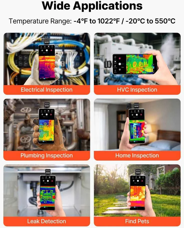 Vevor Termovizorius Android įrenginiams
