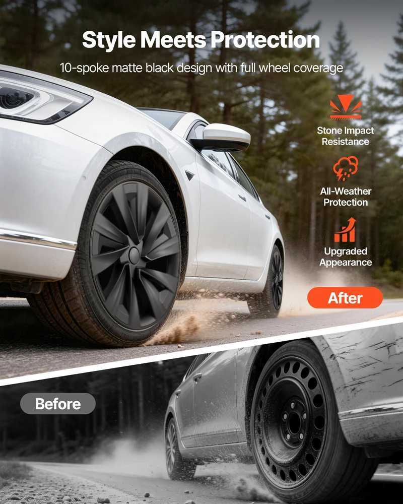 VEVOR Tesla Y (2025) ratlankio gaubtai