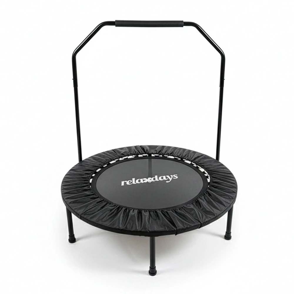 Relaxdays Tramplynas su apsauginiu turėklu Ø 102 cm