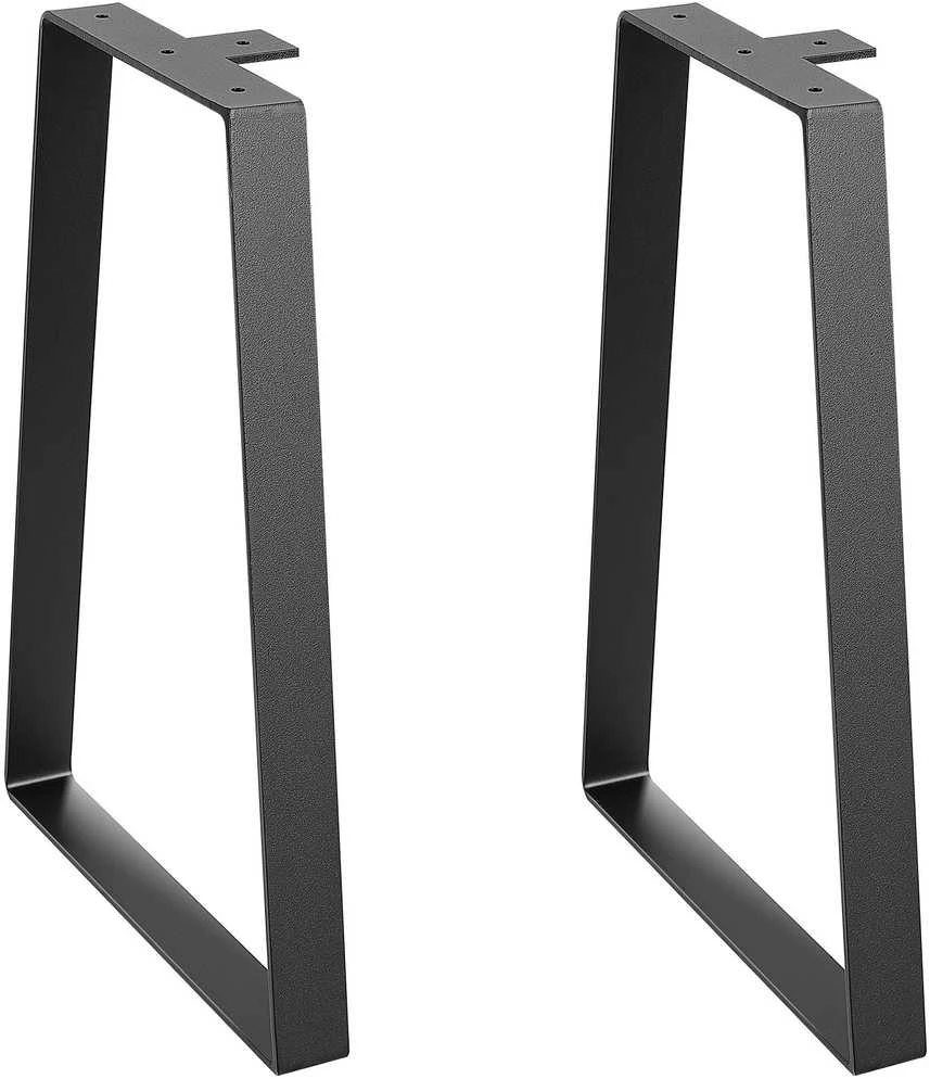 VEVOR Trapezoidinės plieninės stalo kojos 406 mm, 2 vnt.