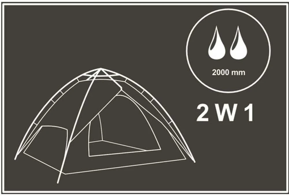 Enero Camp Trivietis automatinis palapinė 2 in 1