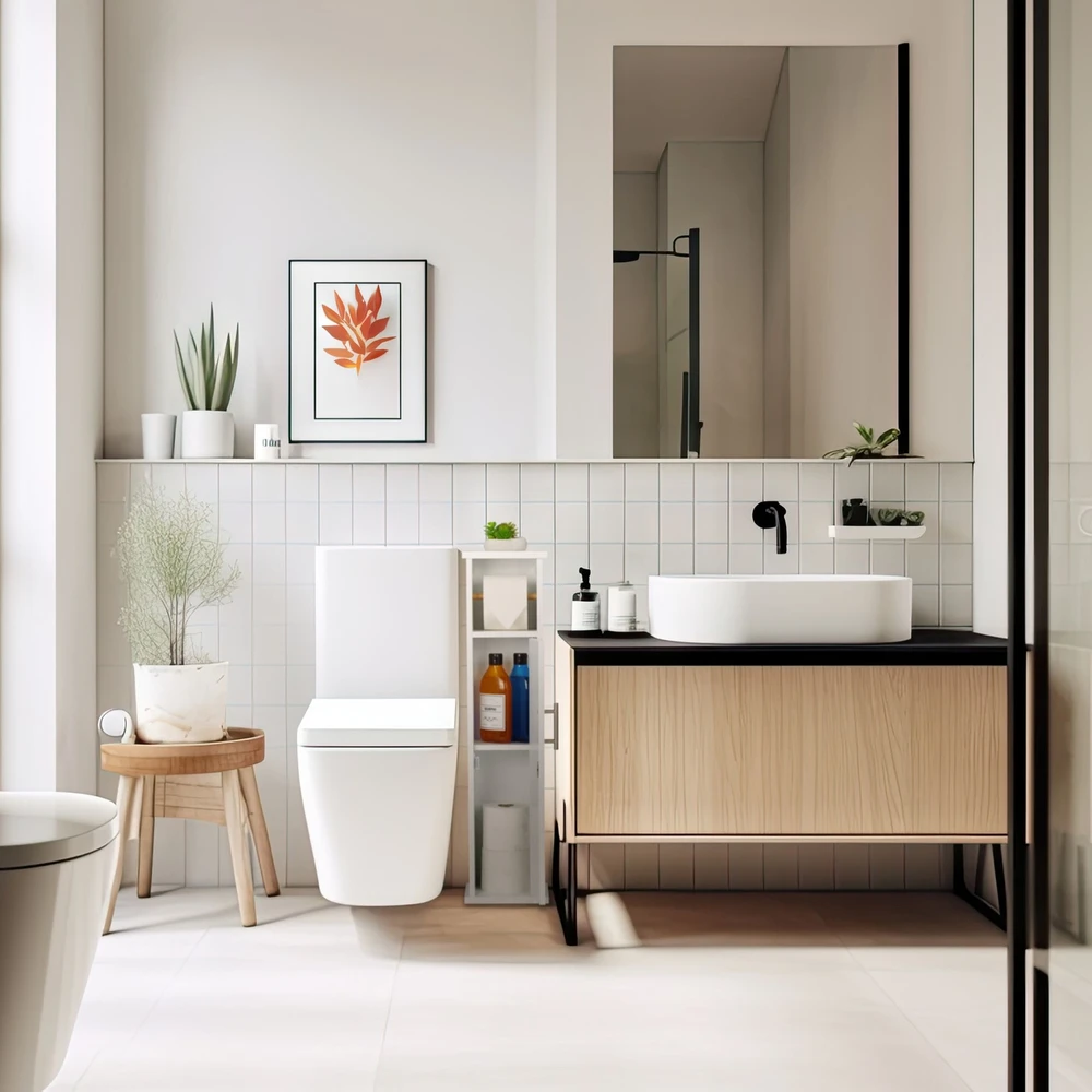 Relaxdays Tualetinio popieriaus laikiklis-spintelė