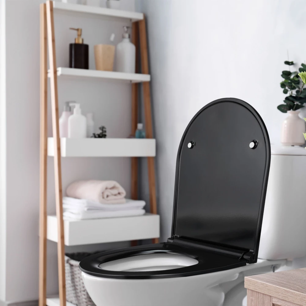 Relaxdays Tualeto dangtis su švelnaus užsidarymo mechanizmu