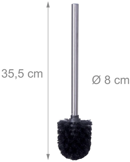 Relaxdays Tualeto šepetys + 5 atsarginės galvutės Ø8 cm